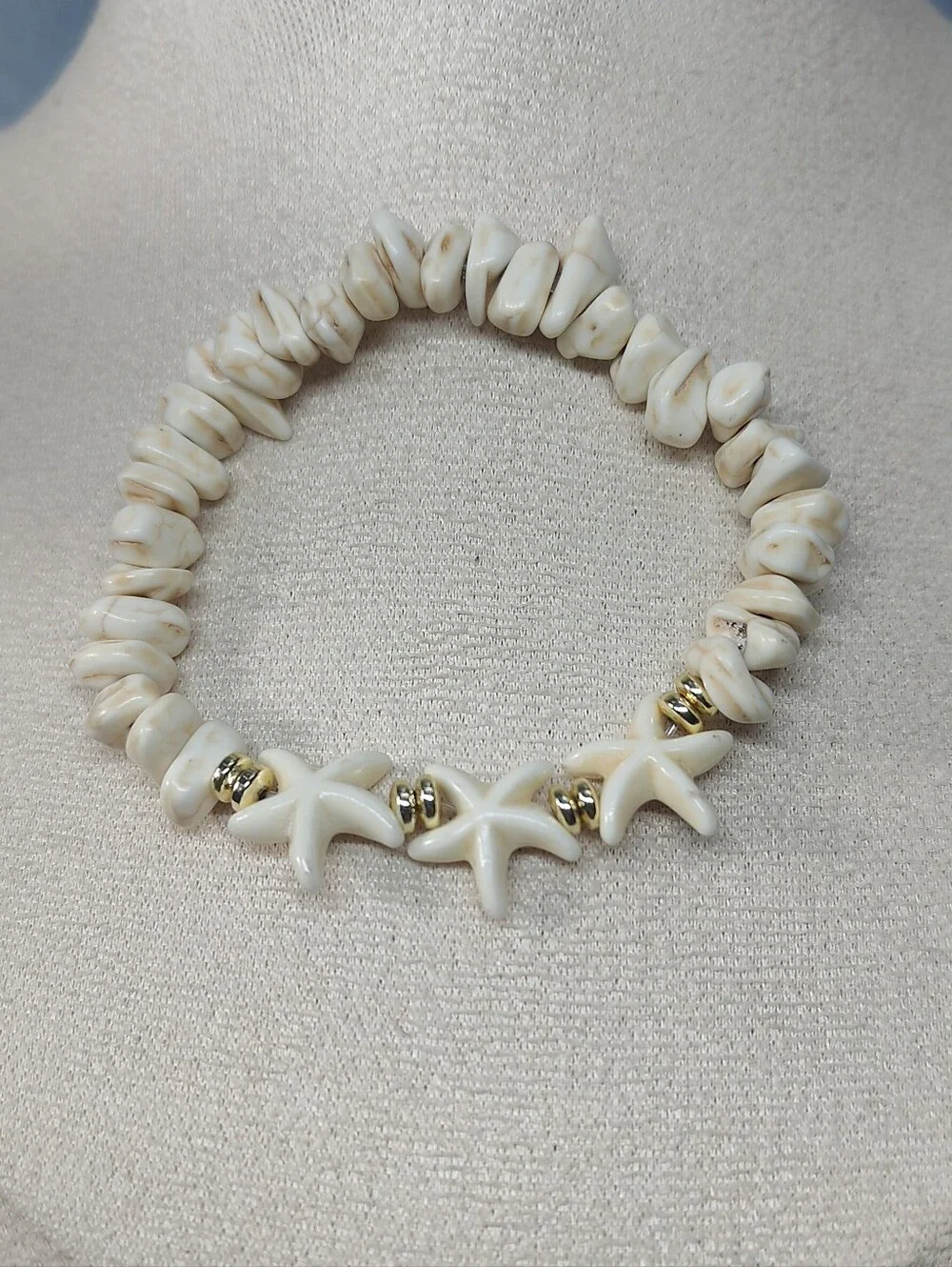 Shell Starfish Stretch Bracelet